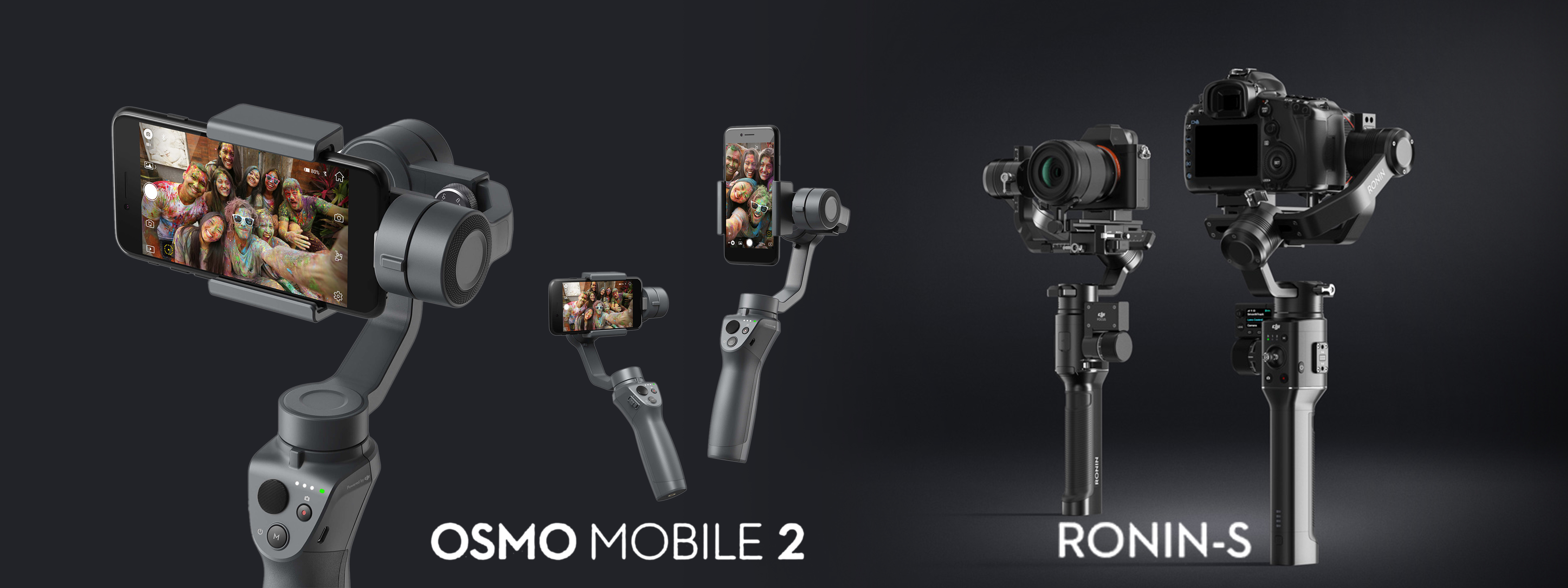 [ces2018] - dji ra mắt bộ chống rung osmo mobile 2 và ronin s